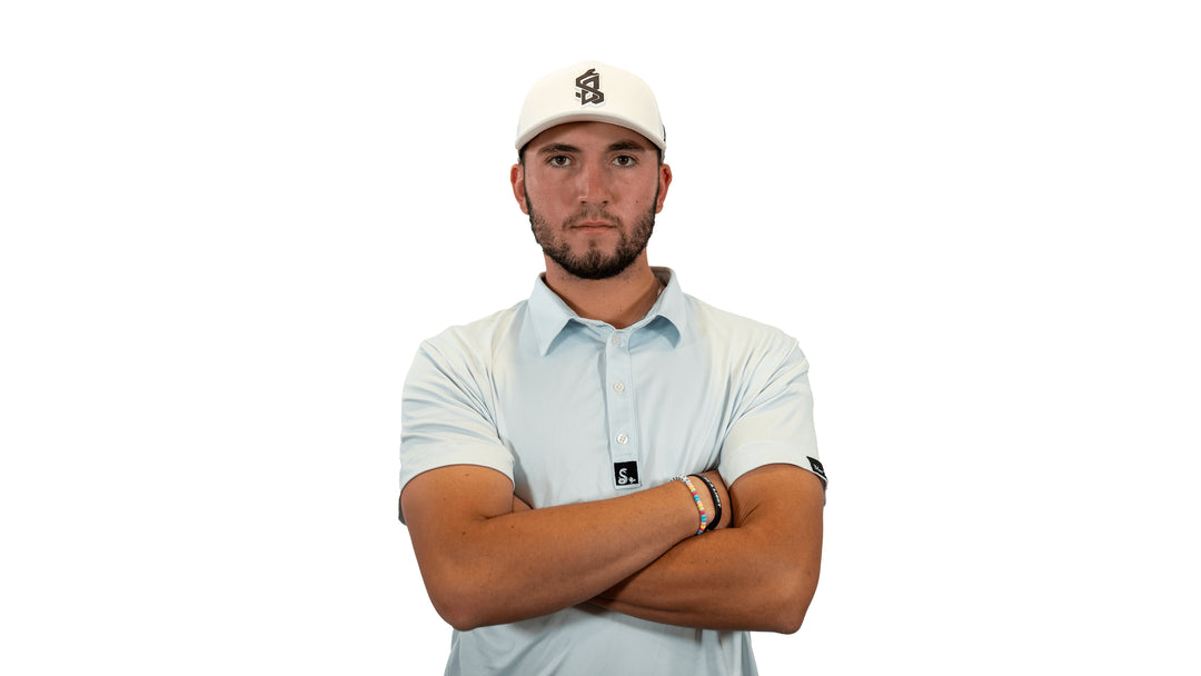 Light blue golf polo